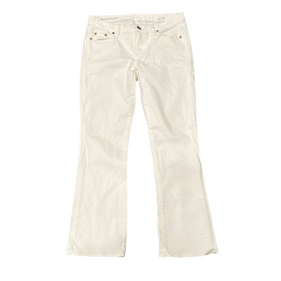 J.Crew Women's Bootcut Jean Off White Size 29S - Picture 2 of 10